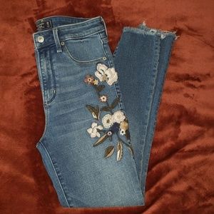 Abercrombie Embroidered Jeans